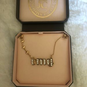 Brand new Juicy Couture OMG necklace